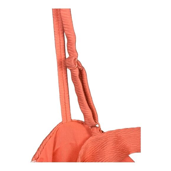 RVCA La Jolla Bikini‎ Top in Coral Size Large NWT - Picture 7 of 10